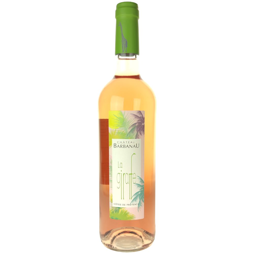 Côtes de Provence rosé la Girafe verte 2023 Château Barbanau